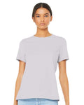 BELLA + CANVAS 6400 Women’s Relaxed Jersey Tee - Lavender Dust - model front