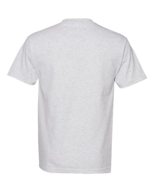 American Apparel 1301 Heavyweight Cotton Tee - Ash Grey - back