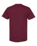 American Apparel 1301 Heavyweight Cotton Tee - Burgundy - back