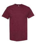 American Apparel 1301 Heavyweight Cotton Tee - Burgundy - front