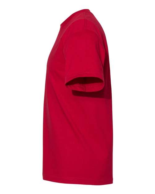 American Apparel 1301 Heavyweight Cotton Tee - Cardinal - side