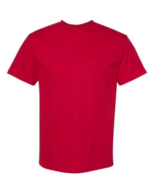 American Apparel 1301 Heavyweight Cotton Tee - Cardinal - front