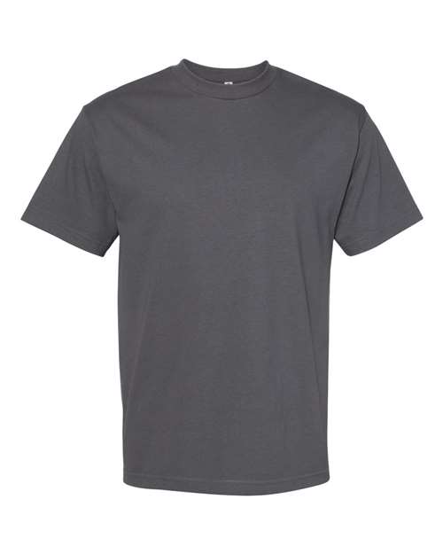 American Apparel 1301 Heavyweight Cotton Tee - Charcoal - front