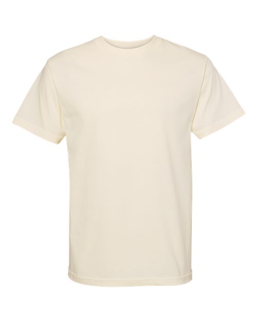American Apparel 1301 Heavyweight Cotton Tee - Cream - front