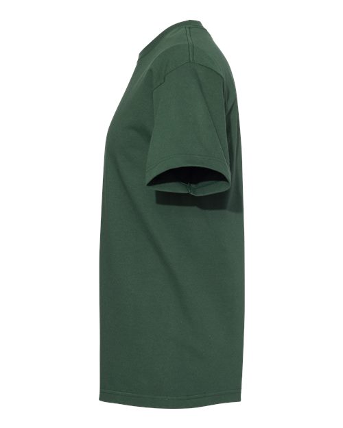 American Apparel 1301 Heavyweight Cotton Tee - Forest - side