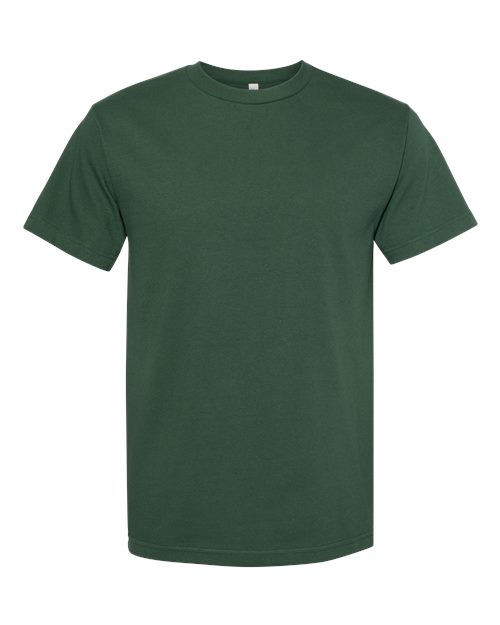 American Apparel 1301 Heavyweight Cotton Tee - Forest - front