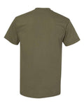 American Apparel 1301 Heavyweight Cotton Tee - Military Green - back