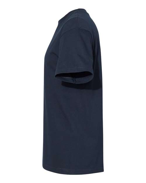 American Apparel 1301 Heavyweight Cotton Tee - True Navy - side