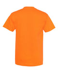American Apparel 1301 Heavyweight Cotton Tee - Orange - back