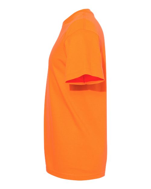 American Apparel 1301 Heavyweight Cotton Tee - Orange - side