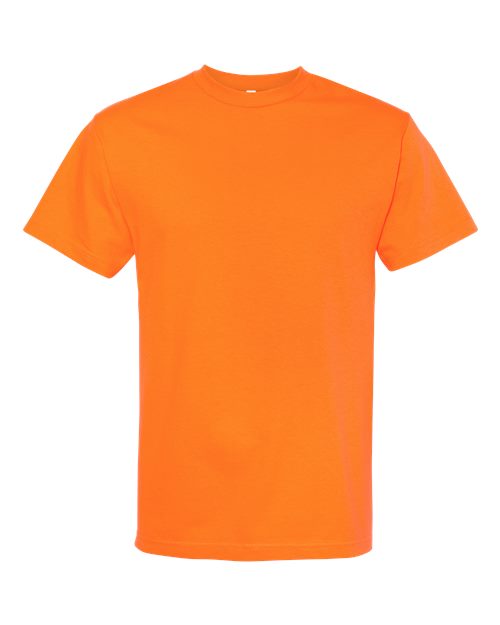 American Apparel 1301 Heavyweight Cotton Tee - Orange - front