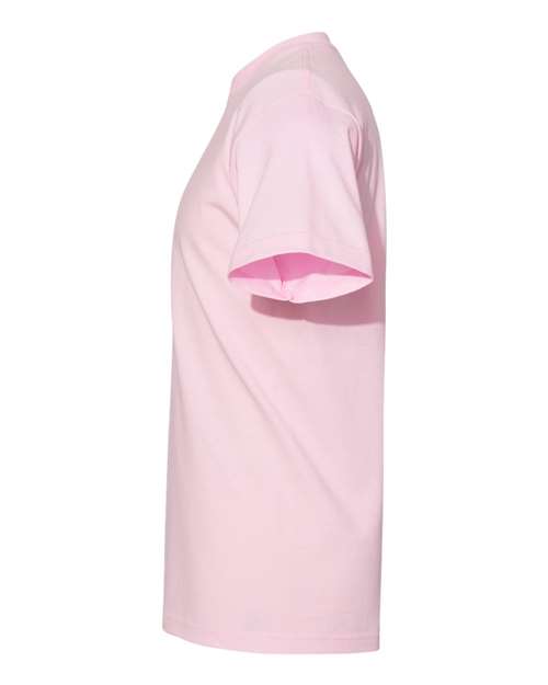 American Apparel 1301 Heavyweight Cotton Tee - Pink - side