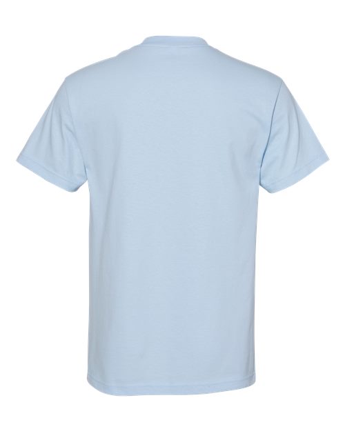 American Apparel 1301 Heavyweight Cotton Tee - Powder Blue - back