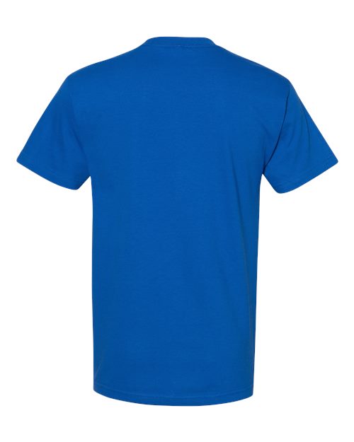 American Apparel 1301 Heavyweight Cotton Tee - Royal Blue - back