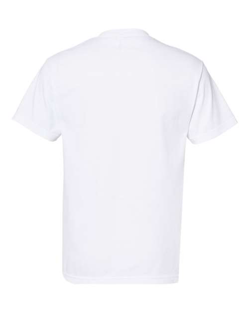 American Apparel 1301 Heavyweight Cotton Tee - White - back