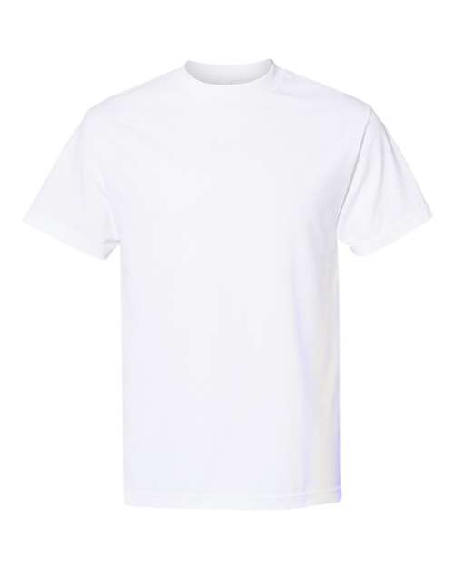 American Apparel 1301 Heavyweight Cotton Tee - White - front
