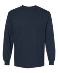American Apparel 1304 Unisex Heavyweight Cotton Long Sleeve Tee - True Navy - front
