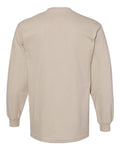 American Apparel 1304 Unisex Heavyweight Cotton Long Sleeve Tee - Sand - back