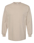 American Apparel 1304 Unisex Heavyweight Cotton Long Sleeve Tee - Sand - front