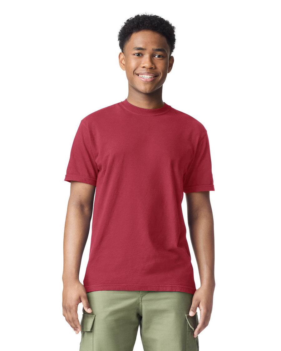 Comfort Colors C1717 Garment-Dyed Heavyweight T-Shirt - Chili - model front