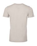 Bella+Canvas 3001CVC Unisex Heather CVC Short Sleeve Tee - Heather Cool Grey - back