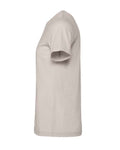 Bella+Canvas 3001CVC Unisex Heather CVC Short Sleeve Tee - Heather Cool Grey - side