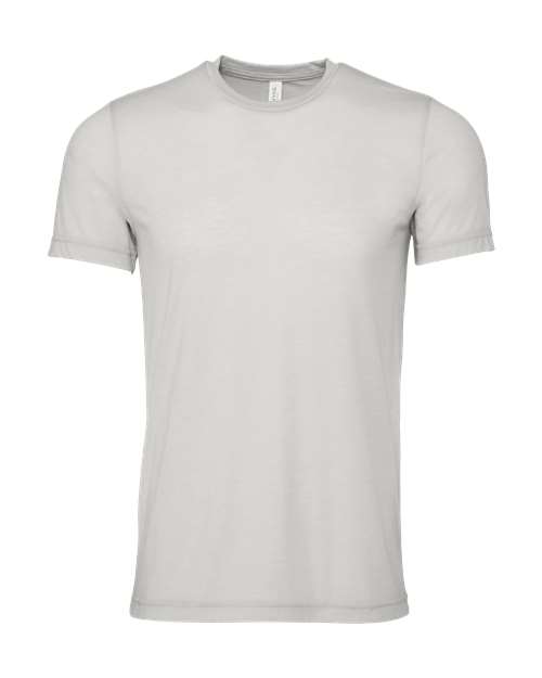 Bella+Canvas 3001CVC Unisex Heather CVC Short Sleeve Tee - Heather Cement - front