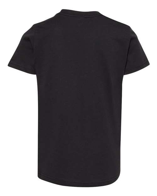 Bella + Canvas 3001Y Youth Jersey Tee - Vintage Black - back