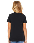 Bella + Canvas 3001Y Youth Jersey Tee - Vintage Black - model back