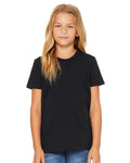 Bella + Canvas 3001Y Youth Jersey Tee - Vintage Black - model front