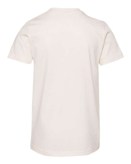 Bella + Canvas 3001Y Youth Jersey Tee - Natural - back
