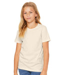 Bella + Canvas 3001Y Youth Jersey Tee - Natural - model front