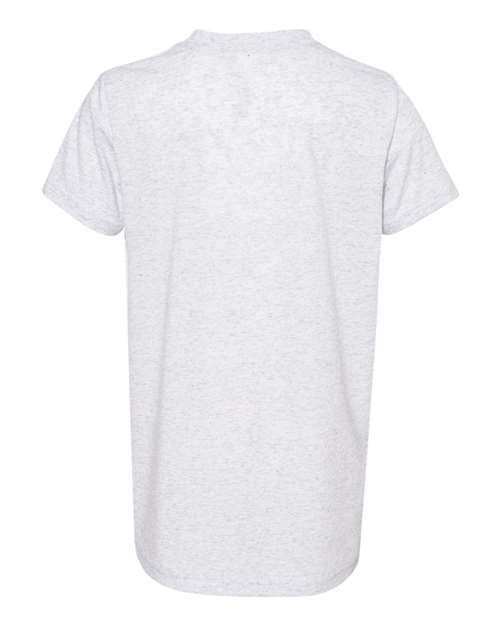 BELLA + CANVAS 3413Y Youth Triblend Tee - White Fleck Triblend - back