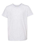 BELLA + CANVAS 3413Y Youth Triblend Tee - White Fleck Triblend - front