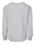 BELLA + CANVAS 3501T Toddler Jersey Long Sleeve Tee - Athletic Heather - back