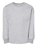 BELLA + CANVAS 3501T Toddler Jersey Long Sleeve Tee - Athletic Heather - front