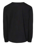 BELLA + CANVAS 3501T Toddler Jersey Long Sleeve Tee - Black - back