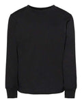 BELLA + CANVAS 3501T Toddler Jersey Long Sleeve Tee - Black - front