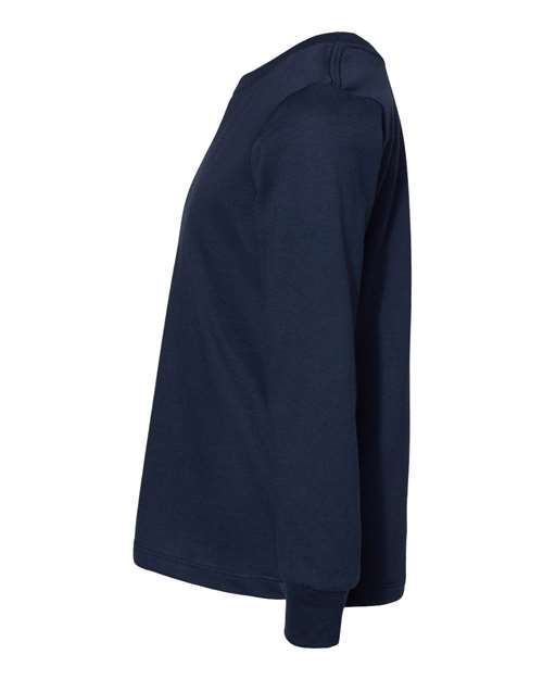 BELLA + CANVAS 3501T Toddler Jersey Long Sleeve Tee - Navy - side
