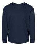 BELLA + CANVAS 3501T Toddler Jersey Long Sleeve Tee - Navy - front