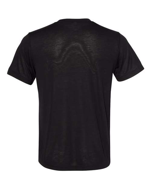 BELLA + CANVAS 3880 Unisex Viscose Fashion Tee - Black - back