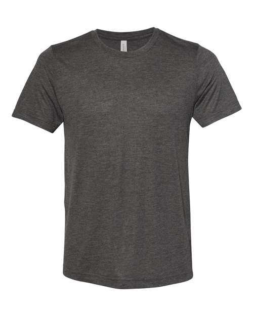 BELLA + CANVAS 3880 Unisex Viscose Fashion Tee - Dark Grey Heather - front