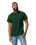 Gildan 8300 Unisex DryBlend Pocket T-Shirt - Forest Green - model front