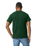 Gildan 8300 Unisex DryBlend Pocket T-Shirt - Forest Green - model back