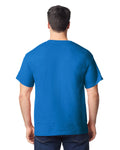Gildan 8300 Unisex DryBlend Pocket T-Shirt - Royal - model back