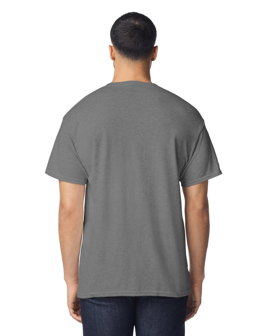Gildan 8300 Unisex DryBlend Pocket T-Shirt - Sport Grey - model back