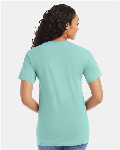 Hanes 5280 Essential-T T-Shirt - Clean Mint - model back