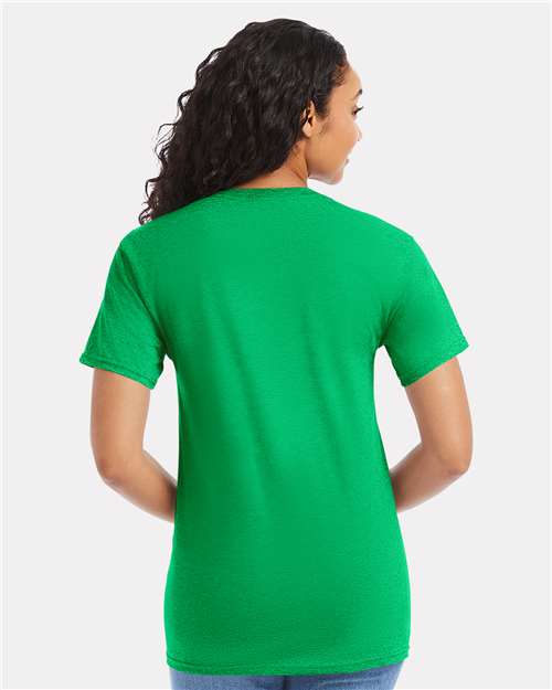 Hanes 5280 Essential-T T-Shirt - Kelly Green - model back