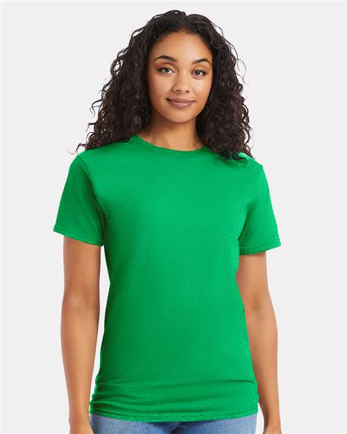 Hanes 5280 Essential-T T-Shirt - Kelly Green - model front