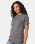 Hanes 5280 Essential-T T-Shirt - Oxford Grey - model side